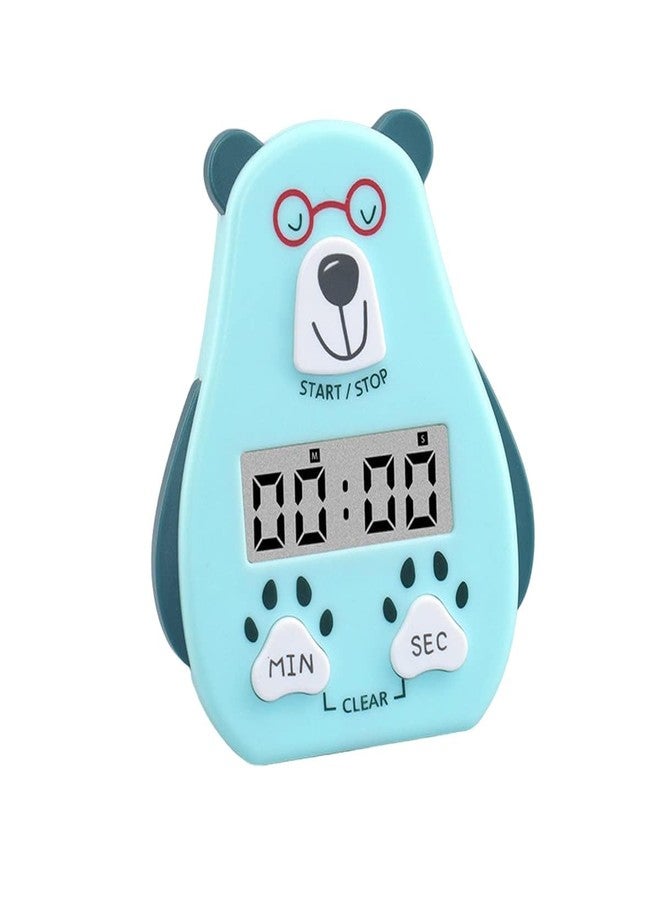 Nathgra Digital Kitchen Timer, Stop Watch for Kids, Cooking, Egg - Magnetic Desk, Classroom With LCD Display and Retractable Stand (Sky Blue) - Image 1